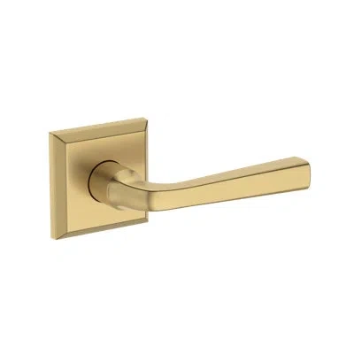 Baldwin Kingvale Full Dummy Lever With Traditional Square Rose In Venetian Bronze