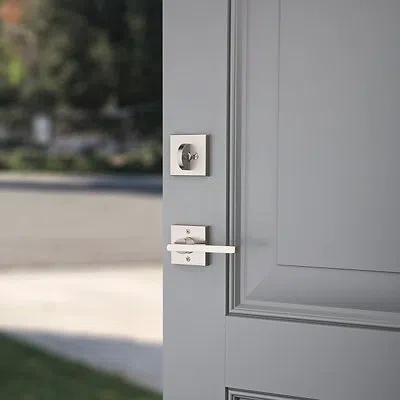 Baldwin La Jolla Entry Set In Lifetime Satin Brass