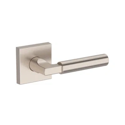 Baldwin Lake Forest Full Dummy Lever With Contemporary Square Rose In Lifetime (pvd) In Venetian Bronze