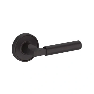 Baldwin Lake Forest Full Dummy Lever With Recessed Round Rose In Venetian Bronze