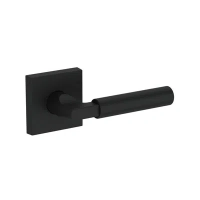 Baldwin Lake Forest Half Dummy Lever With Contemporary Square Rose In Polished Chrome