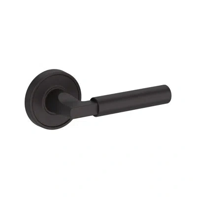 Baldwin Lake Forest Half Dummy Lever With Recessed Round Rose In Lifetime (pvd) In Venetian Bronze