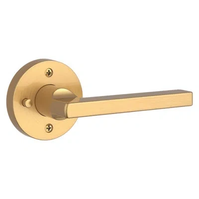 Baldwin Lifetime (pvd) Satin Brass Privacy Door Lever
