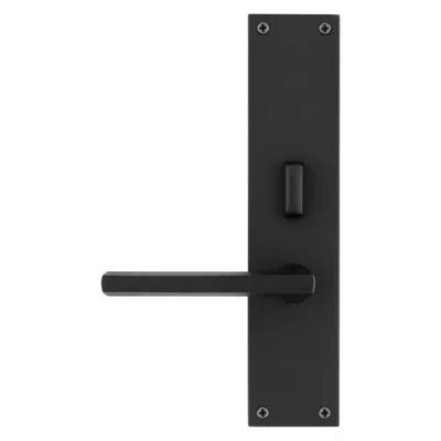 Baldwin Minneapolis 20" Handleset Trim - Right Handed In Satin Black