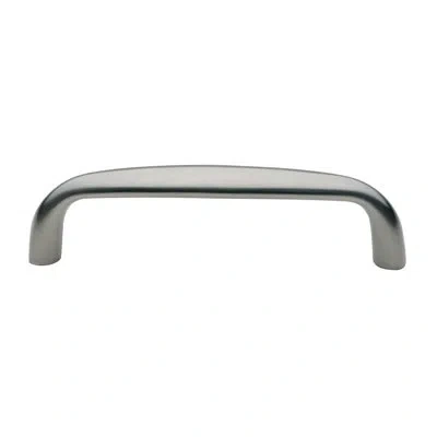 Baldwin Ova 4" Center To Center Arch Pull In Satin Nickel