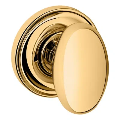 Baldwin Privacy Egg In Polished Brass