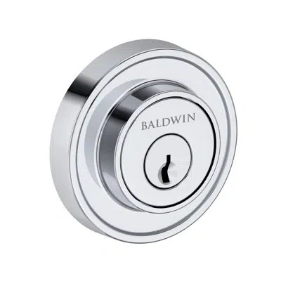 Baldwin Recessed Round Deadbolt Patio Deadbolt In In Polished Chrome