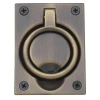 Baldwin Ring Pull In Satin Brass And Black