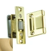 Baldwin Roller Latch With Full Lip Strike In Satin Brass