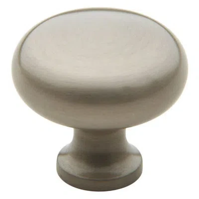 Baldwin Round 1 1/4" Diameter Mushroom Knob In Satin Nickel
