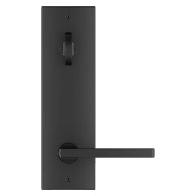 Baldwin Santa Cruz Emergency Egress Handleset In Satin Black