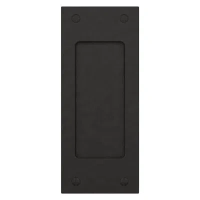 Baldwin Santa Monica Small Pocket Door Set, Passage In Oil Rubbed Bronze