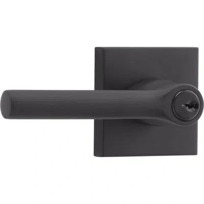 Baldwin Satin Black Entry Door Lever