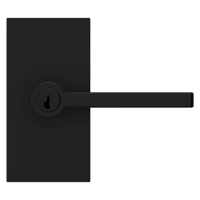 Baldwin Satin Black Entry Door Lever