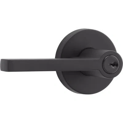 Baldwin Satin Black Entry Door Lever