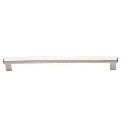 Baldwin Severin A 12" Center To Center Bar Pull In Satin Nickel