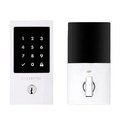 Baldwin Single Cylinder Electronic Deadbolt In Polished Chrome