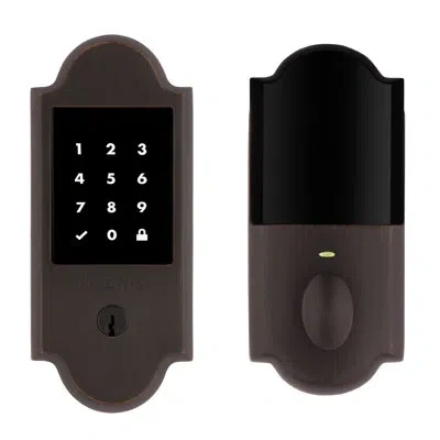 Baldwin Single Cylinder Electronic Deadbolt In Venetian Bronze