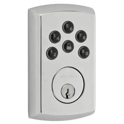 Baldwin Soho Electronic Deadbolt In Polished Chrome