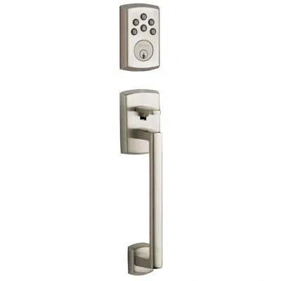 Baldwin Soho Lower Half Handleset Door Lever (deadbolt Sold Separately) In Polished Chrome