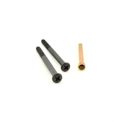 Baldwin Thick Door Conversion For Reserve Deadbolt (single Cylinder) In Black,gold