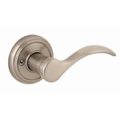 Baldwin Tobin Single Dummy Door Lever In Satin Nickel