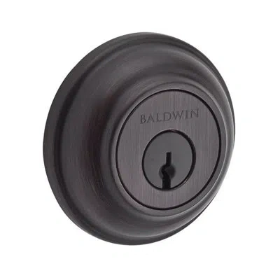 Baldwin Traditional Round Double Cylinder Deadbolt With Smartkey