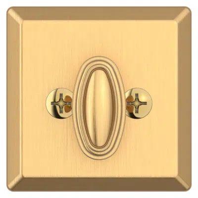 Baldwin Traditional Square Single Cylinder Deadbolt In Satin Brass