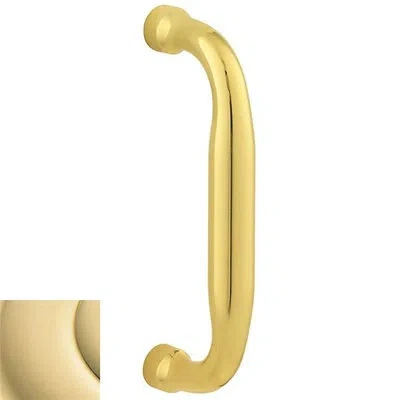 Baldwin Utility Door Pull Plate In Unlacquered Brass