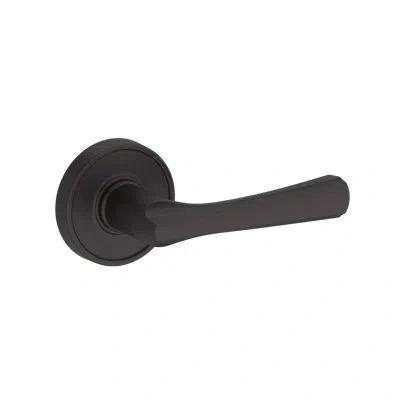Baldwin Wyndcliff Full Dummy Lever With Recessed Round Rose In Venetian Bronze