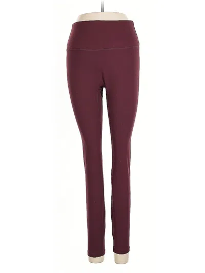 Pre-owned Baleaf Sports Active Pants In Burgundy