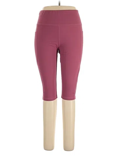Pre-owned Baleaf Sports Active Pants In Burgundy
