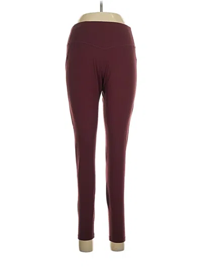 Pre-owned Baleaf Sports Active Pants In Burgundy