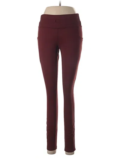 Pre-owned Baleaf Sports Active Pants In Burgundy