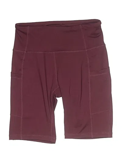 Pre-owned Baleaf Sports Athletic Shorts In Burgundy