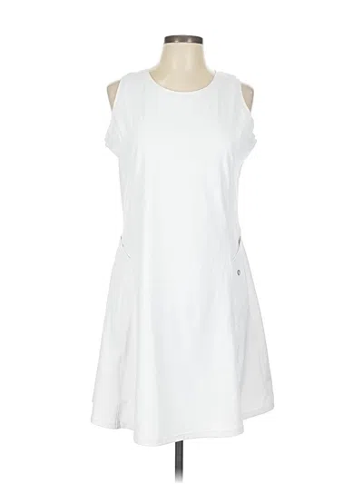 Pre-owned Baleaf Sports Casual Dress In White