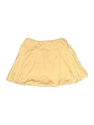 Pre-owned Baleaf Sports Casual Skirt In Yellow