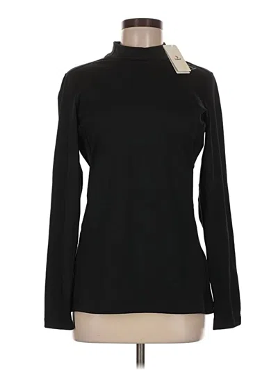 Pre-owned Baleaf Sports Long Sleeve Top Black Turtleneck Tops
