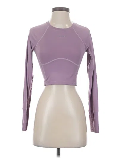 Pre-owned Baleaf Sports Long Sleeve Top Purple Turtleneck Tops