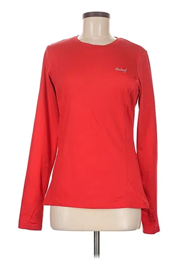 Pre-owned Baleaf Sports Long Sleeve T-shirt In Red