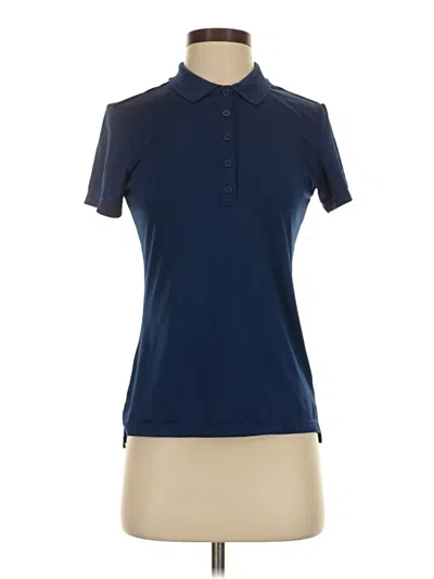 Pre-owned Baleaf Sports Short Sleeve Polo Shirt In Blue