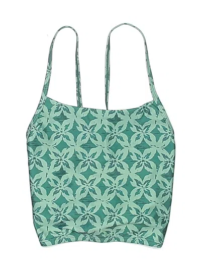 Pre-owned Baleaf Sports Swimsuit Top Teal Swimwear