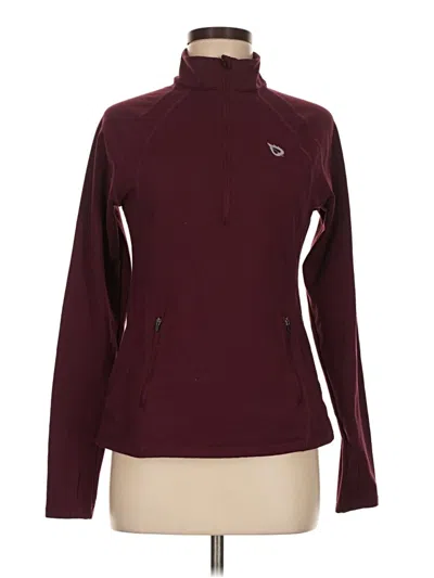 Pre-owned Baleaf Sports Track Jacket In Burgundy