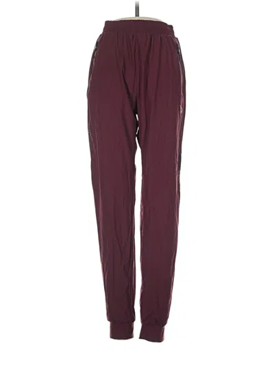 Pre-owned Baleaf Sports Track Pants In Burgundy