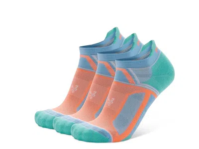 Balega Hidden Contour No Show Tab Crew Cut Socks Shoes Aqua: Lg (us Men's Shoe 9.5-11.5 - Women's Shoe 11-1 In Green