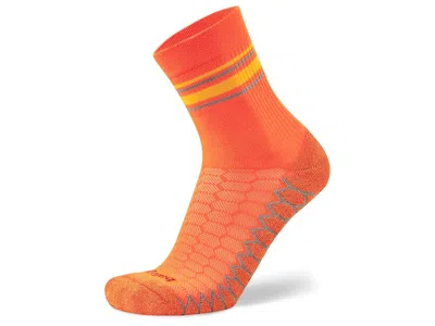 Balega Silver Mini-crew No Show Socks Shoes Neon Orange: Md (us Men's Shoe 7-9 - Women's Shoe 8.5-10.5)