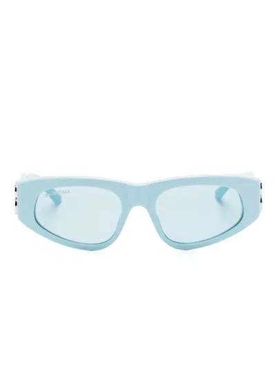 Balenciaga 0095 Sunglasses In 蓝色