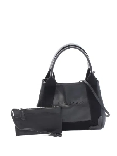 Pre-owned Balenciaga 00s Leather Handbag In Black