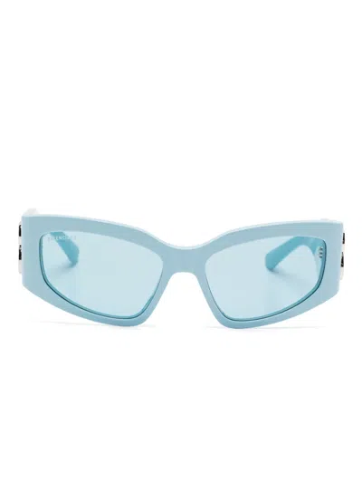 Balenciaga 0321 Sunglasses In Blau