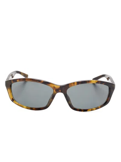 Balenciaga 0401 Sunglasses In Braun